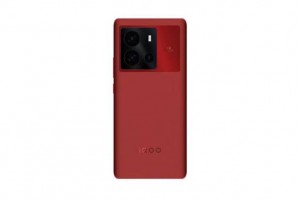 疑似iQOO 11新年版效果图曝光红色配色云背三拍。