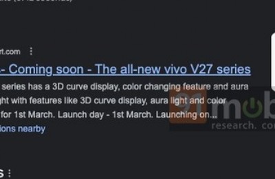 3月1日发布！vivo V27系列实拍曝光：阳光下可以变色